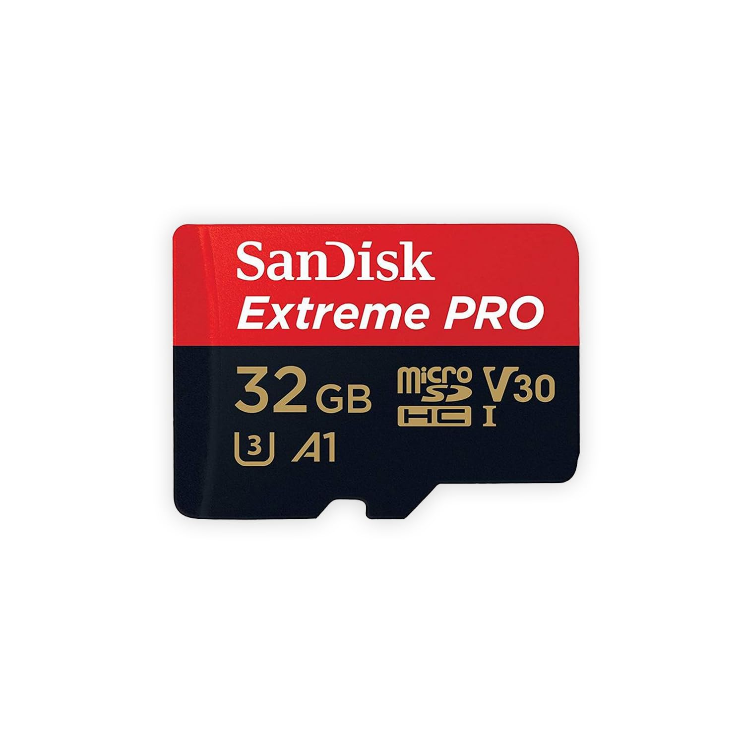 Sandisk Extreme Pro Microsdhc Memory Card Plus Sd Adapter Up To 100 Mb/S, Class 10, U3, V30, A1 - 32Gb Sdsqxcg-032G