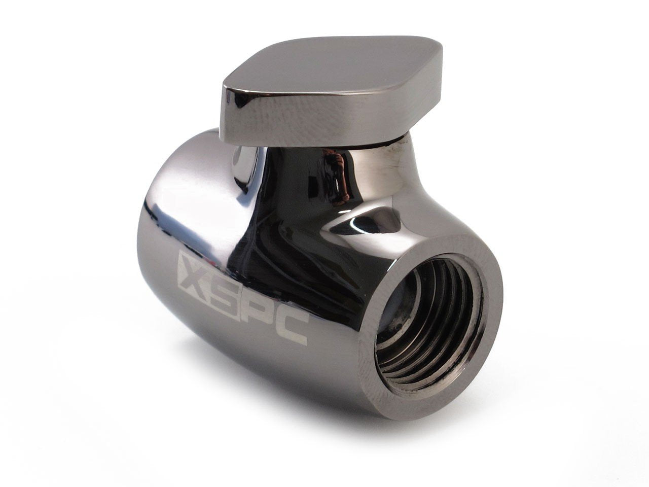 Xspc G1/4 Ball Valve, Black Chrome