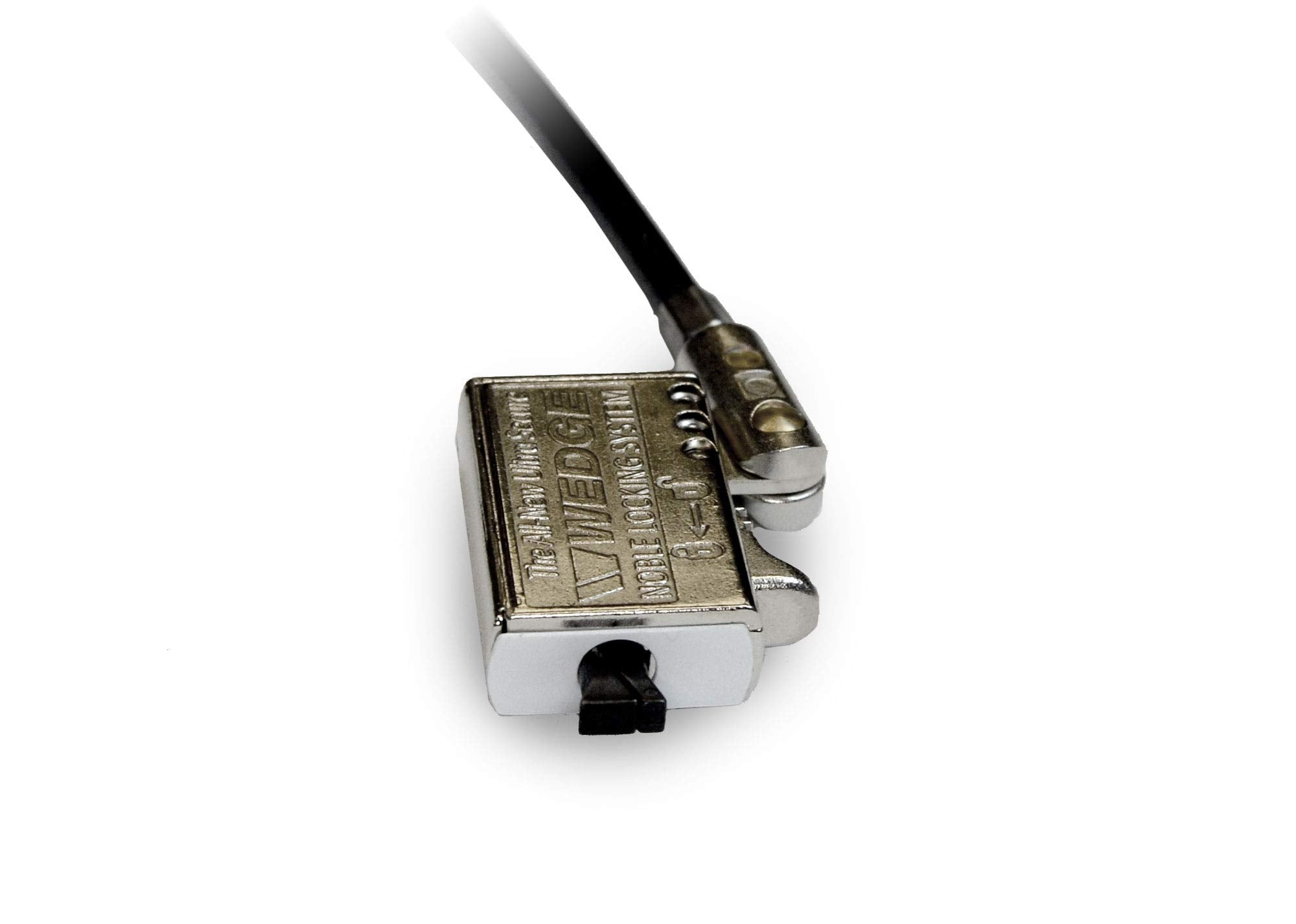 Noble Locks Tz18T Low Profile Wedge Lock With Flat Key For Dell Consumer & Gaming Laptops