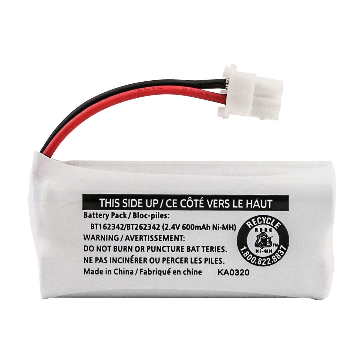 Kastar 1 Pack Battery Replacement For Vtech Cs6729 5 Cs6829 Cs6829 2 Cs6829 3 Cs6859 Cs6859 2 Cs80100 Cs81100 Cs82100 Cs82300 Cs
