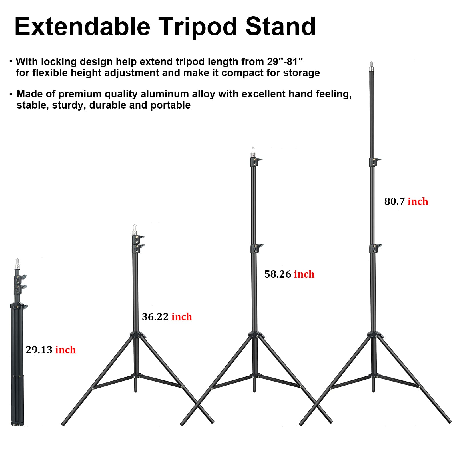 2 Pack Rgb Led Video Light Wand Stick, Luxceo Photography Studio Lighting Kits With 29'' To 81'' Tripod & Remote Control, Dimmab