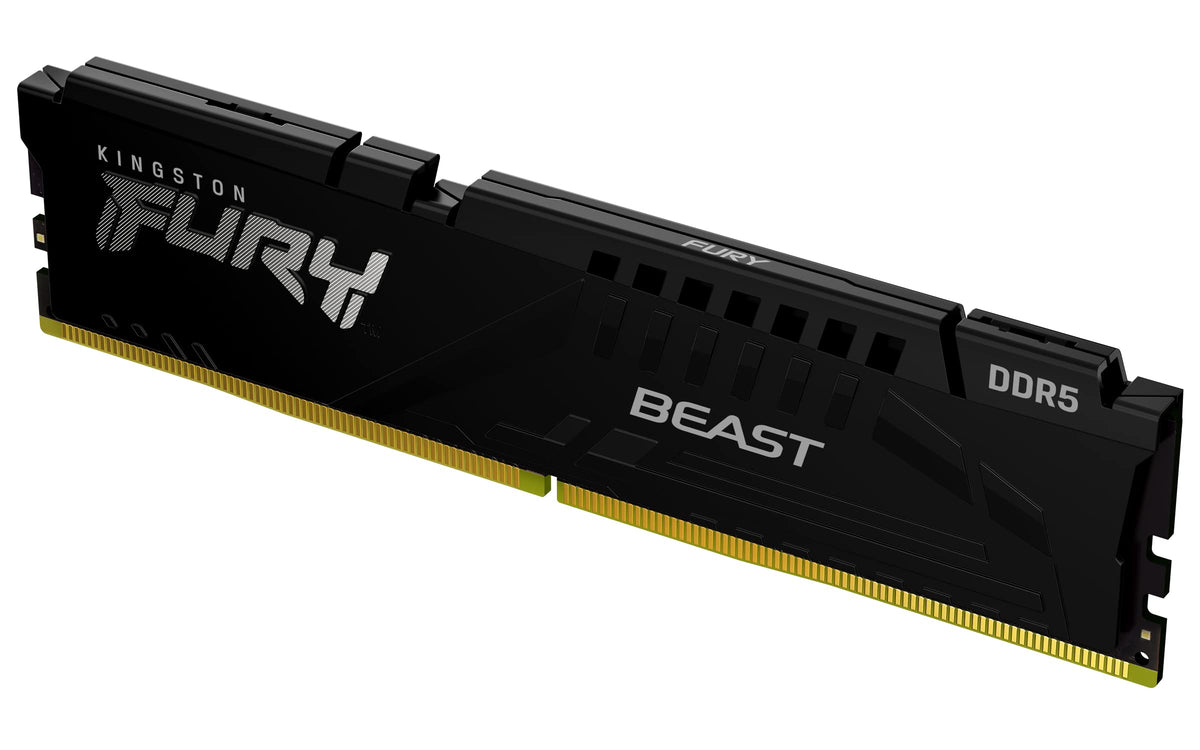 Kingston Fury Beast Black 64Gb (4X16Gb) 6000Mt/S Cl40 Ddr5 Xmp Dimm | Overclocking | Plug N Play | Intel Xmp 3.0 | Kit Of 4 | Kf