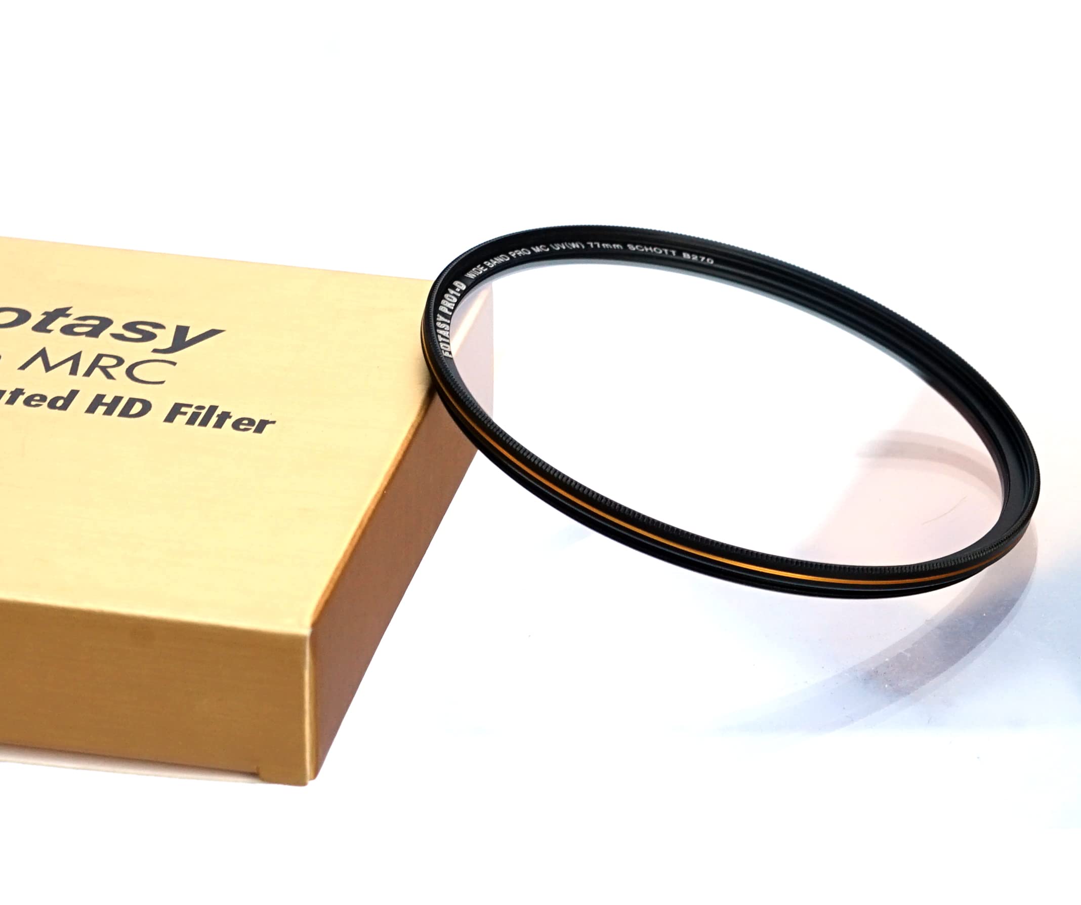 Fotasy 77Mm Ultra Slim Uv Protection Lens Filter, Nano Coatings Mrc Multi Resistant Coating Oil Water Scratch, 18 Layers Multico