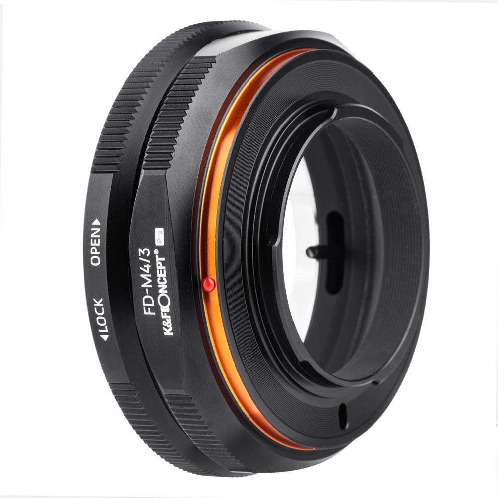 K&F Concept Fd To M4/3 Lens Mount Adapter Ring Compatible For Canon Fd Lens To Micro Four Thirds M43 Olympus Pen And Panasonic Lumix Cameras With Matting Varnish Design