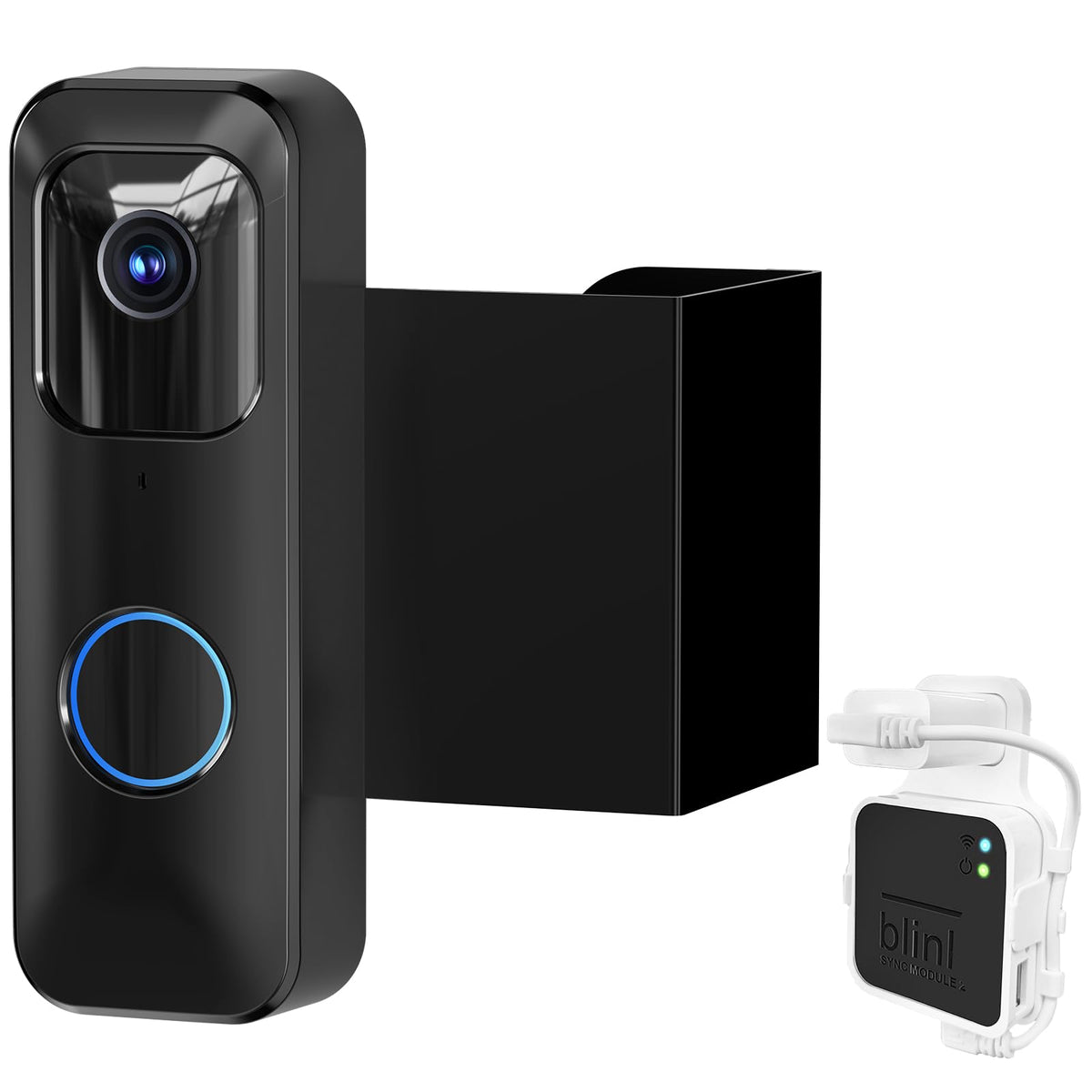 Blink Doorbell Mount, Anti Theft Video Doorbell For No Drill Mounting Bracket, Not Block Doorbell Motion Sensor, Doorbell Bracke