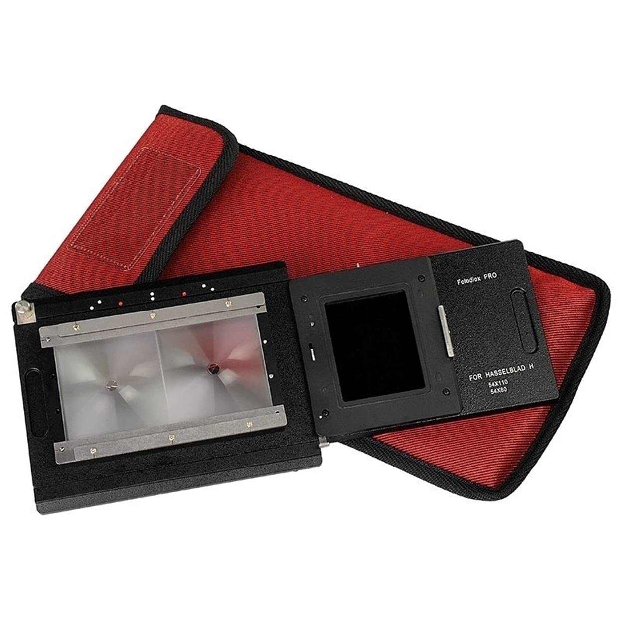 Fotodiox Pro Adapter, Hasselblad H to Large Format 4x5 Adapter -Stitching Back - Sliding with Focusing Screeen - fits Cambo, Lin