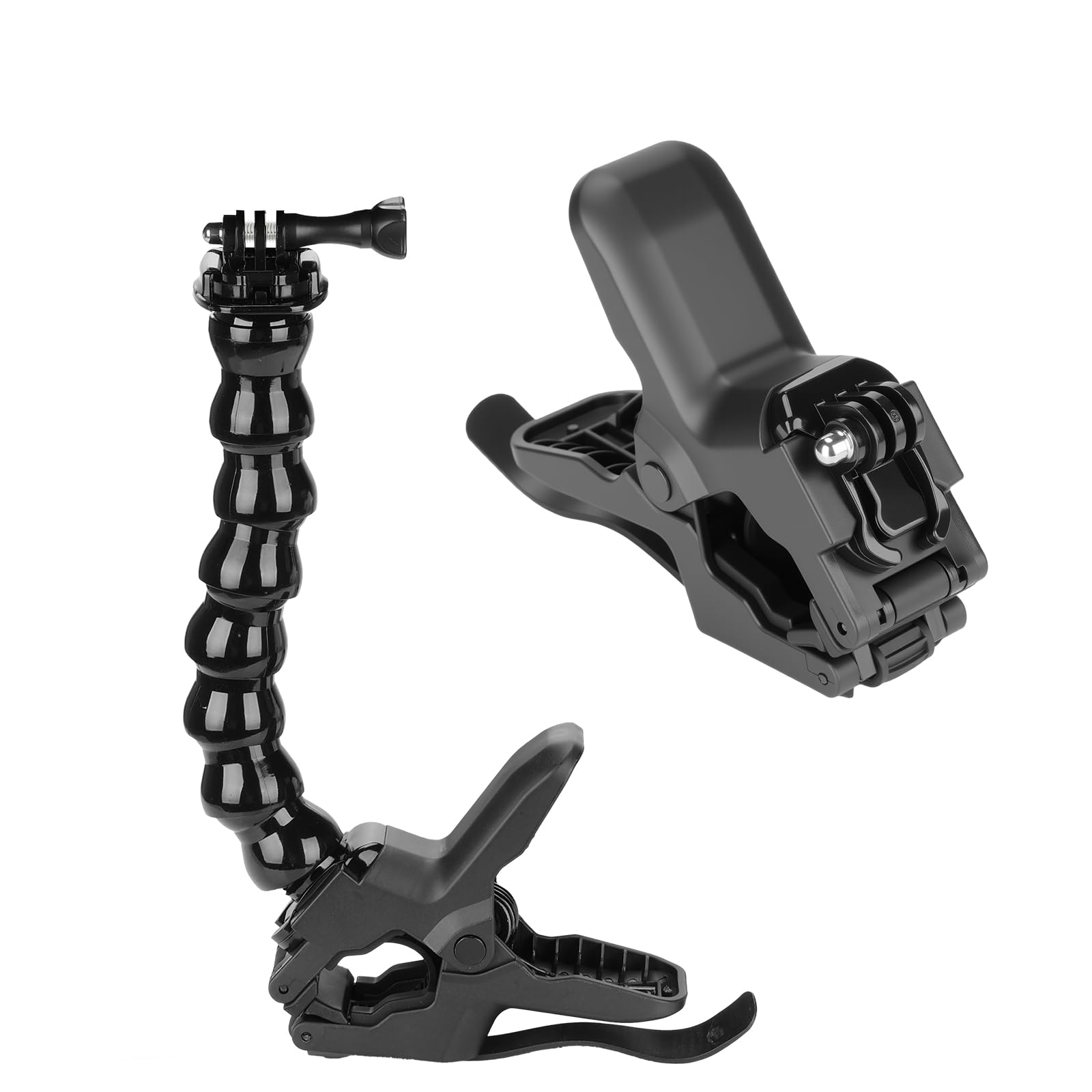 NEEWER Flexible Clamp Mount Compatible with GoPro DJI Action Cameras, Jaw Flex Super Clamp Holder, Desk Pole Clip Mount with Tub