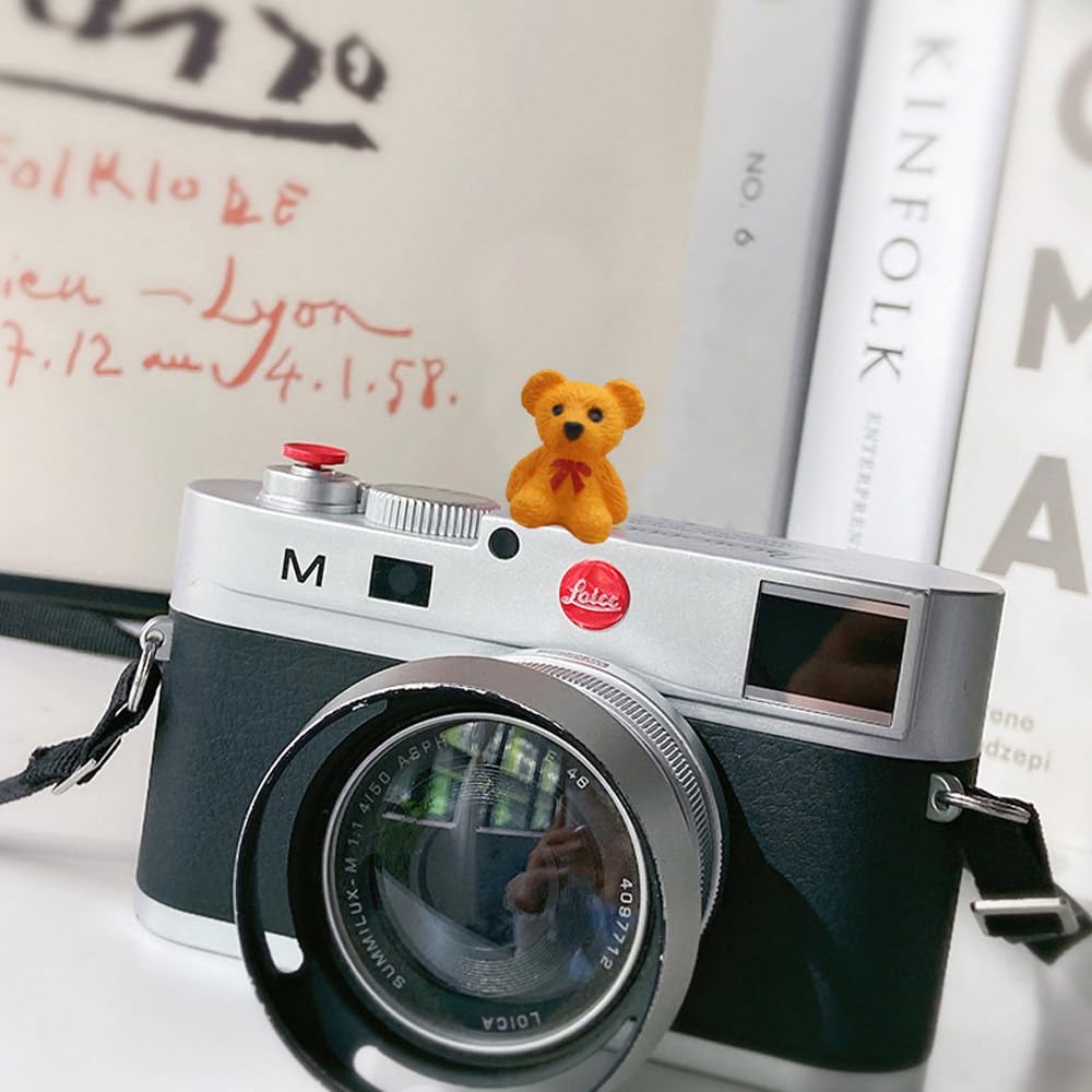 Zostland Lovely Slr Camera Hot Shoe Boot Cover Cap, Brown Bear Shoe Protector,Compatible With Sony Fuji Canon Nikon Pentax Leica