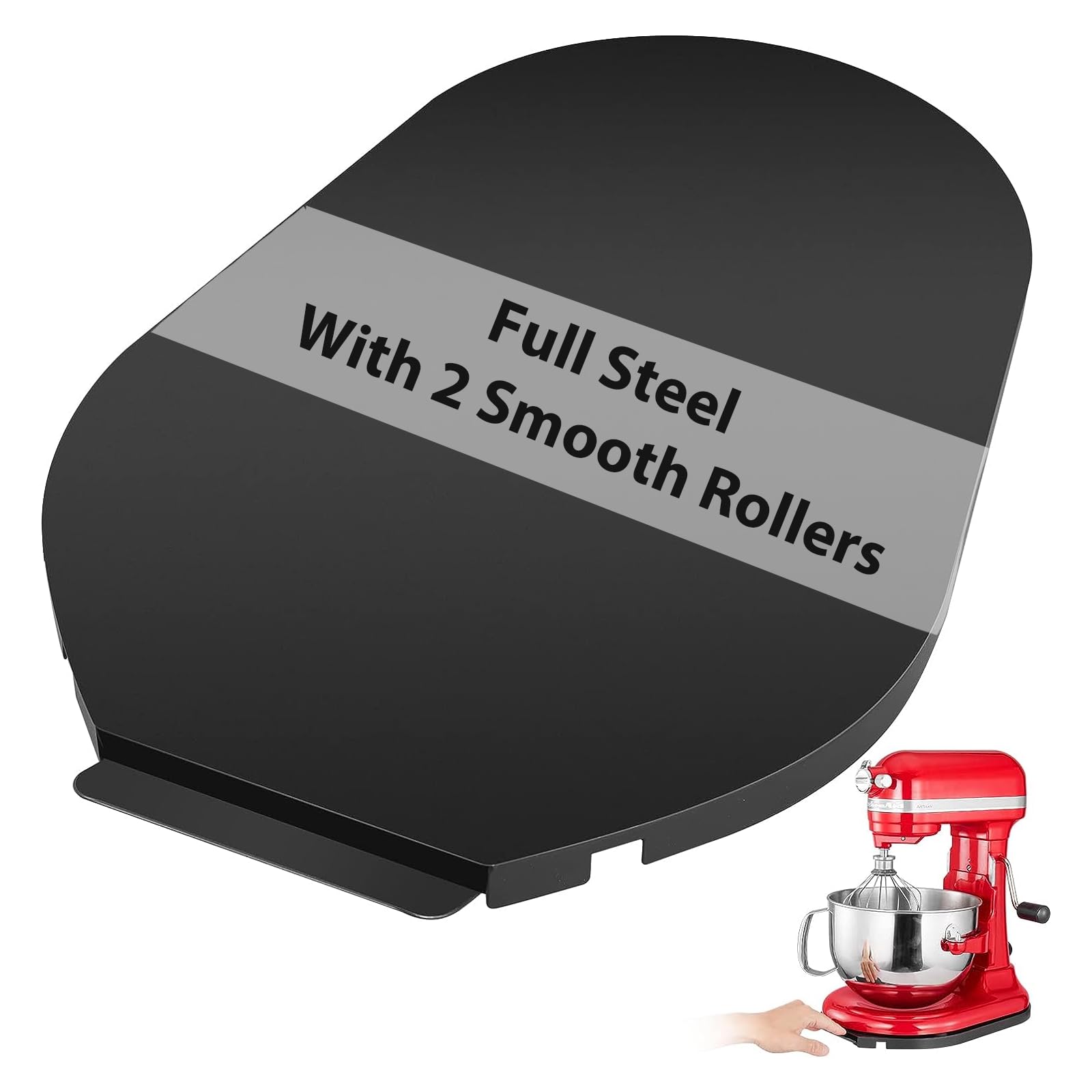 Mixer Sliding Tray For Kitchenaid 5 8 Qt Bowl Lift Stand Mixer   Metal Rolling Tray Kitchen Countertop Appliance Slider Storage