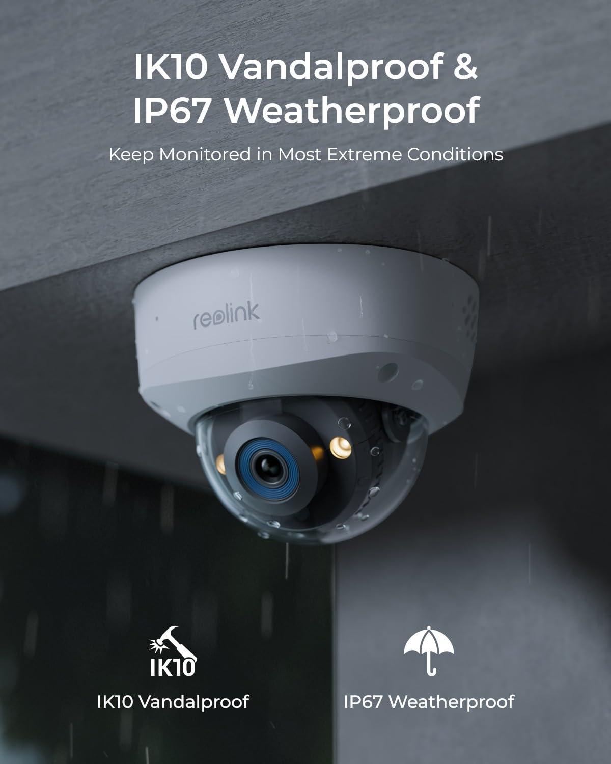Reolink Rlc 1240A First 12Mp Vandalproof Poe Security Camera,145� Wide Viewing Angle, Featuring Color Night Vision, Two Way Talk, Smart Person/Vehicle/Animal Detection, Ip67 Weatherproof