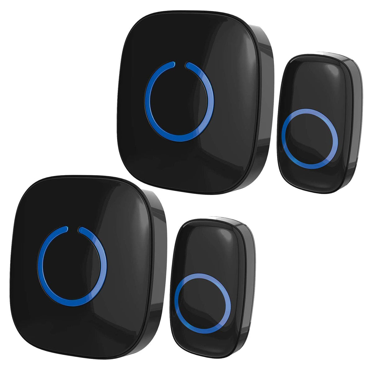 Wireless Doorbell By Sadotech   Waterproof Door Bells & Chimes   Over 1000 Foot Range, 52 Door Bell Chime, 4 Volume Levels With
