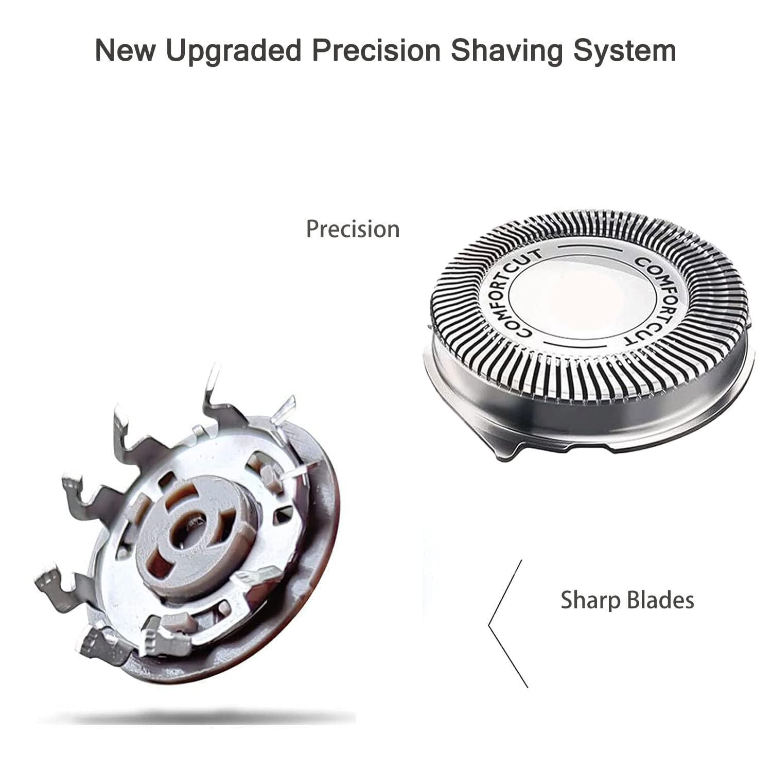 Sh30 Replacement Heads For Philips Norelco Series 3000 Electric Razor With Comfortcut Sharp Blades Sh30 For Philips Norelco Shav