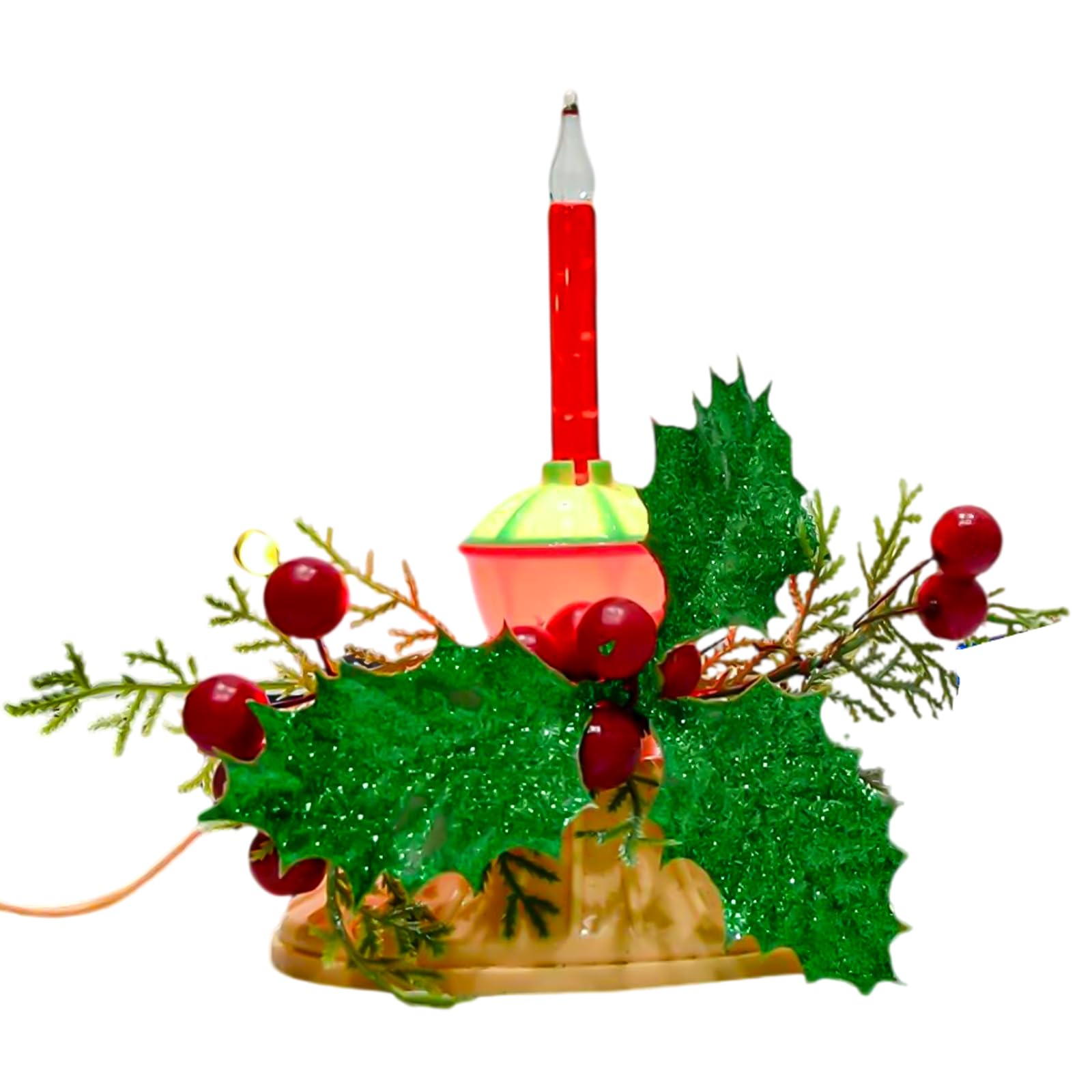 Sunsgne 1 Light Christmas Bubble Candle Lamps, Christmas Electric Window Candles With 2 Bubble Lights(1 Spare), Christmas Bubble