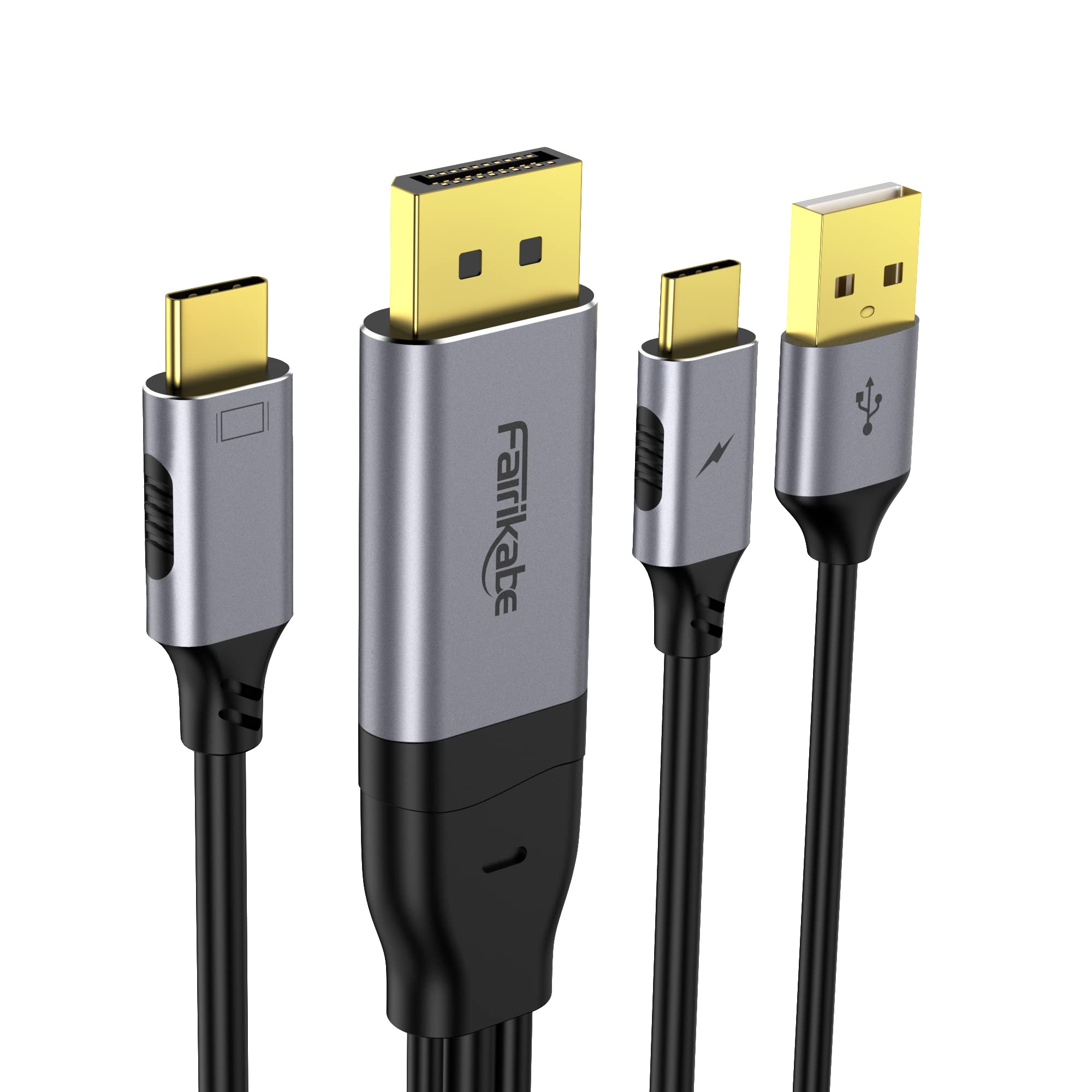 DisplayPort to USB C Cable 4K60Hz, 6.6ft for Studio Display, Wacom