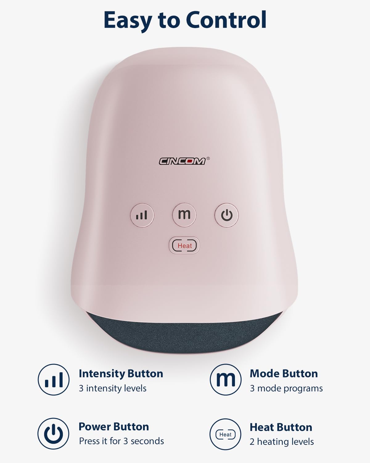 Cincom Hand Massager   Cordless Hand Massager With Heat And Compression For Arthritis And Carpal Tunnel(Fsa Or Hsa Eligible) (Pi