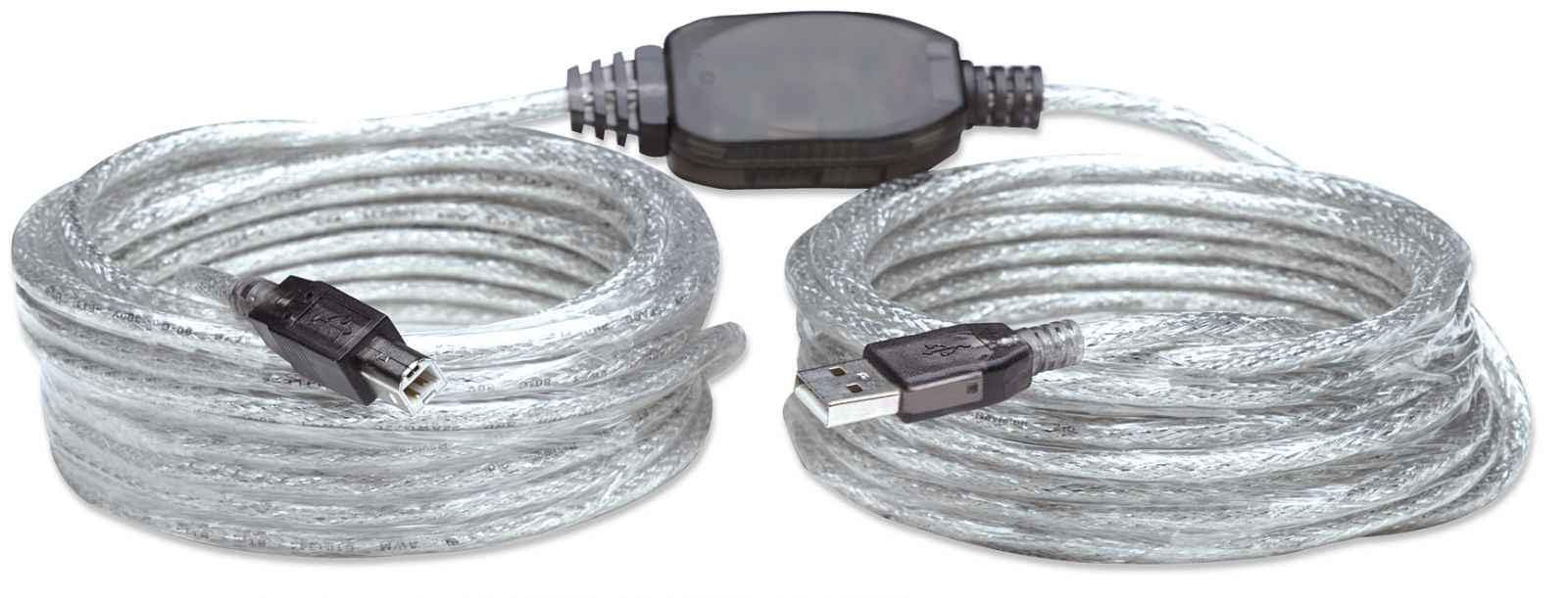 Manhattan High Speed Usb Active Cable 2.0 36 Feet Repeater (510424)
