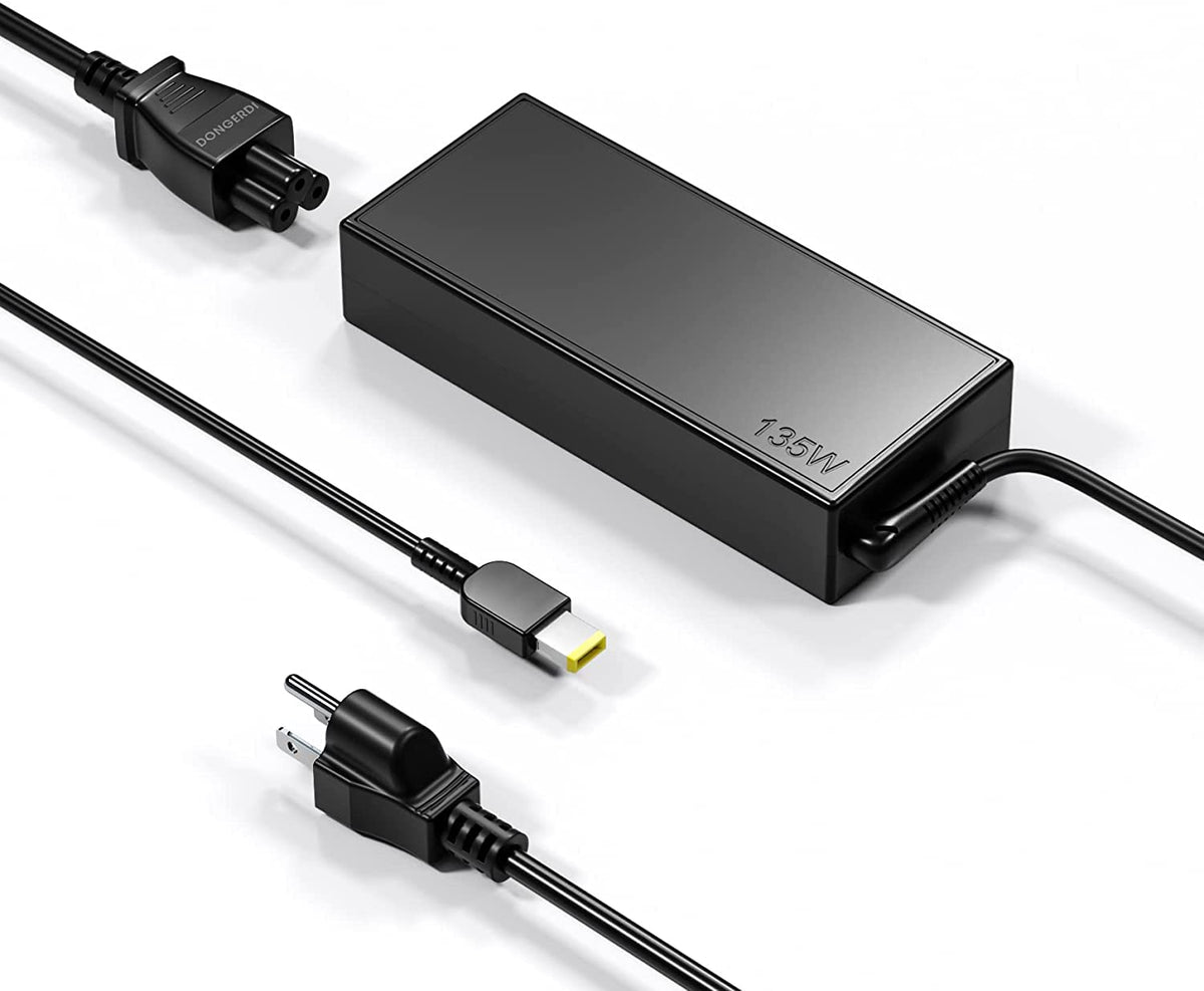 135W Laptop Charger For Lenovo Thinkpad X1 Extreme 135W Ac Adapter Slim Tip 4X20E50558, Ideapad Gaming L340 3 15 Laptop