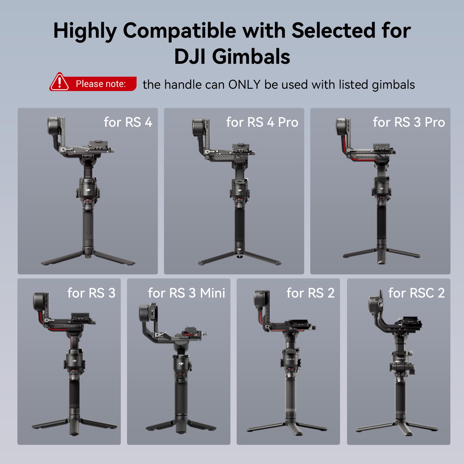 Smallrig Adjustable Sling Handgrip Gimbal Sling Handle For Dji Rs 4, Rs 4 Pro, Rs 3 Mini, Rs 3, Rs 3 Pro, Rs 2, Rsc 2 Stabilizer