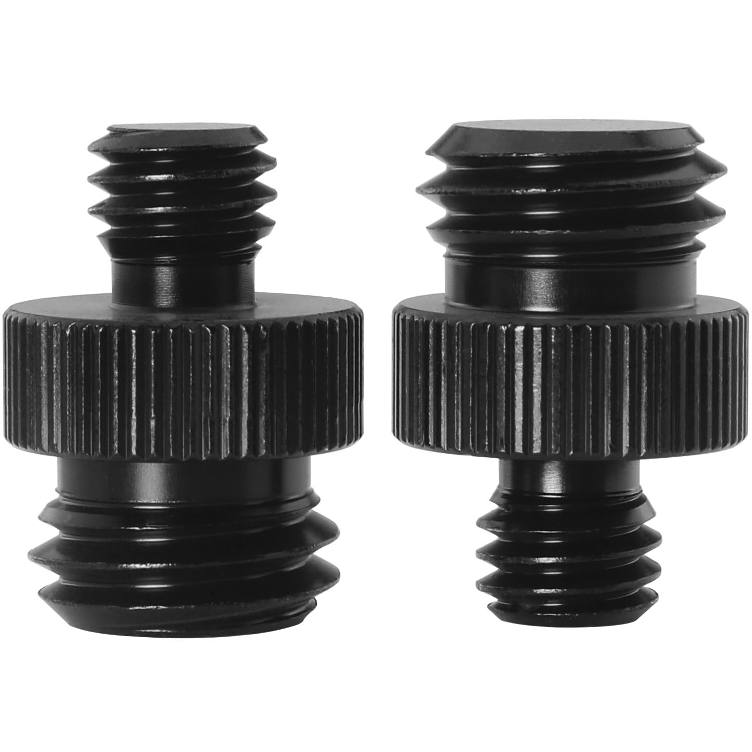 3/8Inch Male to 5/8Inch Male Threaded Tripod Screw Adapter LUORNG 2PCS 3/8 to 5/8-11 Double Sided Standard Mounting Thread Conve