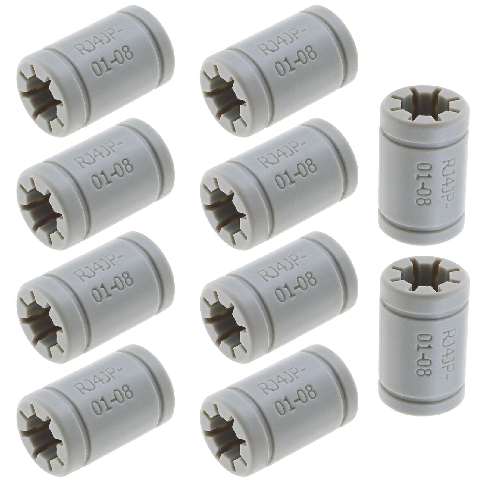 Create Idea Rj4Jp 01 08 Linear Bearing 3D Printer Replacement Lm8Uu Bearing 8Mm Inner Shaft 15Mm Outer Diameter 24Mm Length 10 P