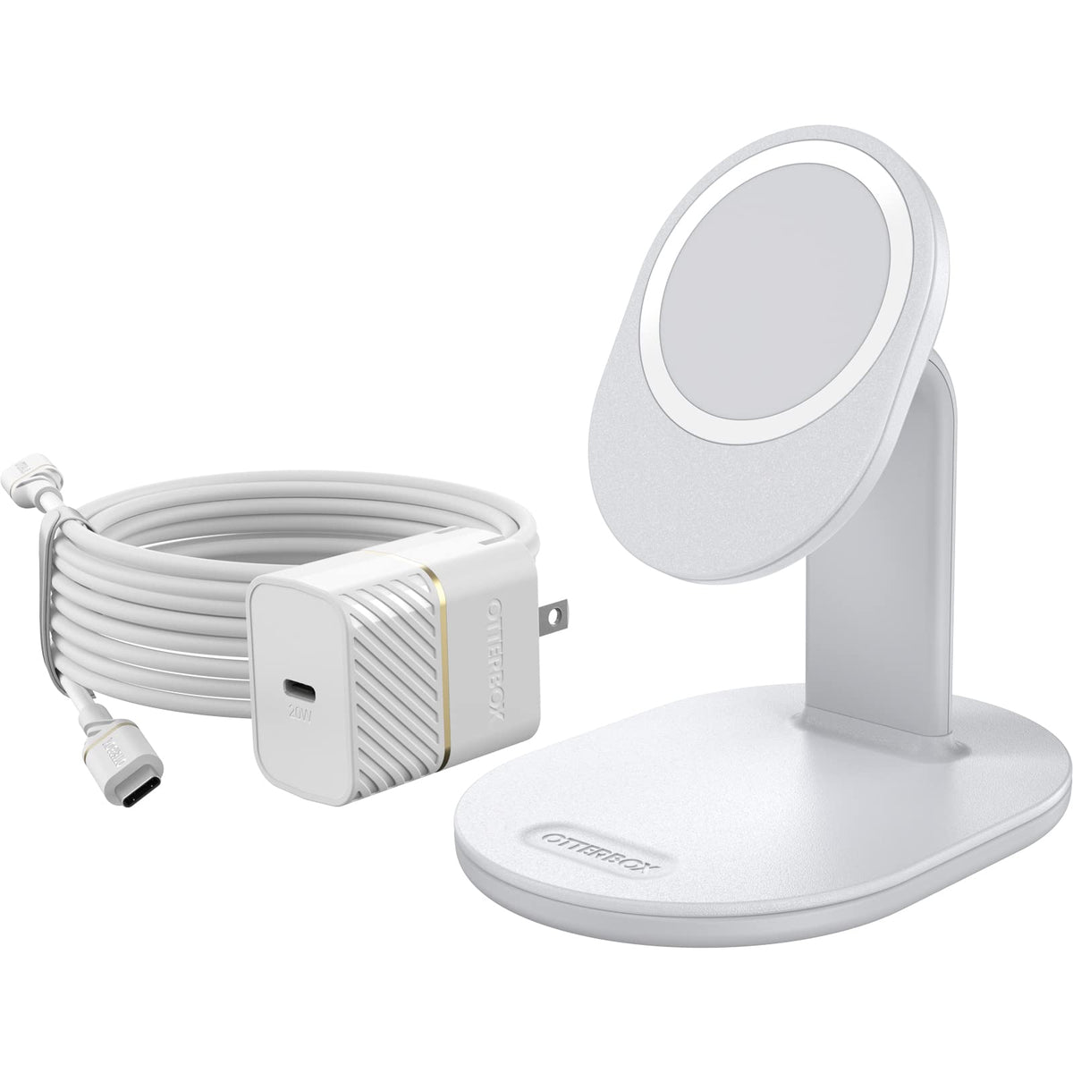 Otterbox Wireless Charging Stand For Magsafe   White