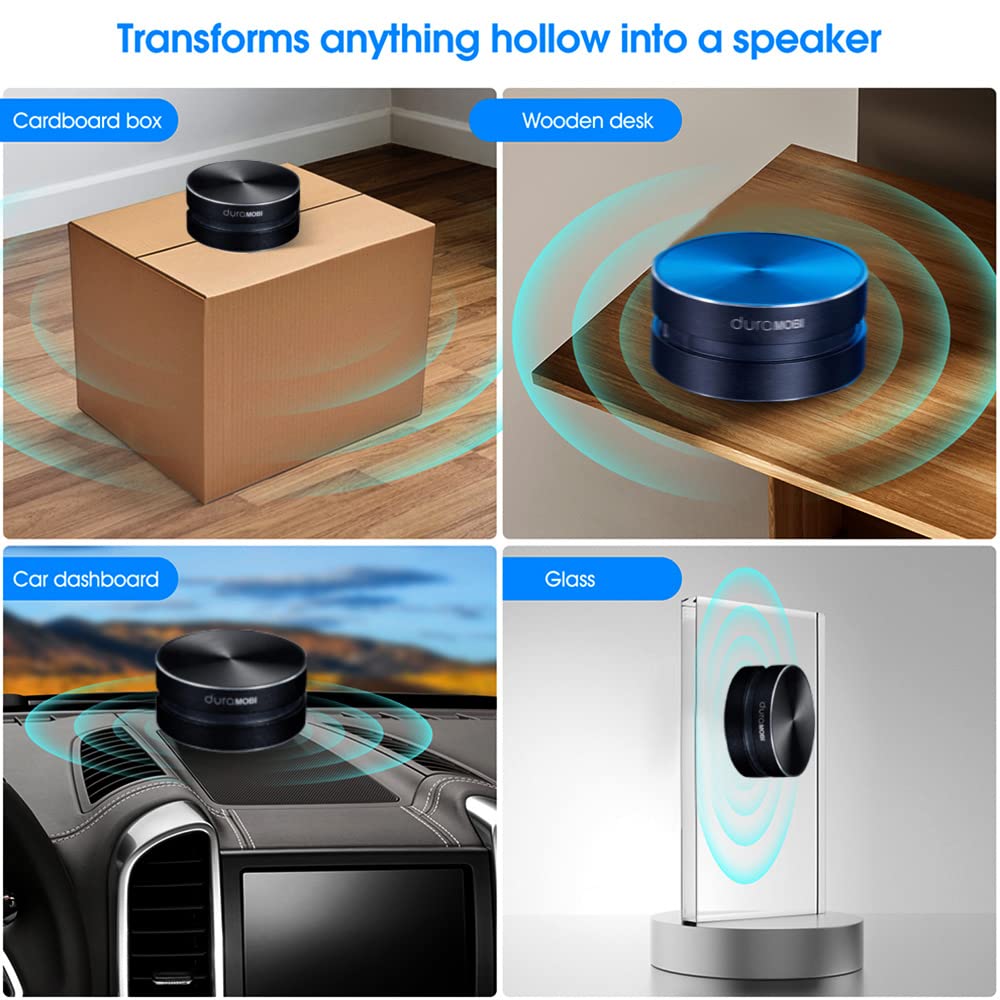 Rusuo Mini Speake 1 Pack Humbird Speaker Bone Conduction Speaker Mini Size Wireless Portable Speaker Loud Stereo Sound Built-In