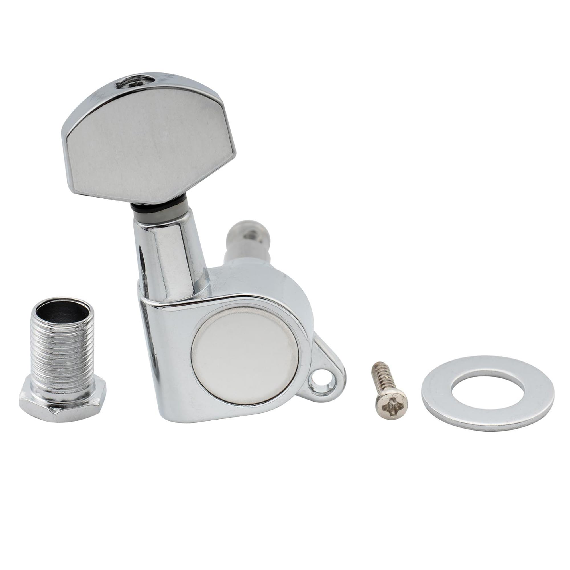 Musiclily Pro 6 Inline Sealed Guitar Tuners Tuning Pegs Keys Machines Heads For Fender Stratocaster Strat Or Telecaster Tele Sty