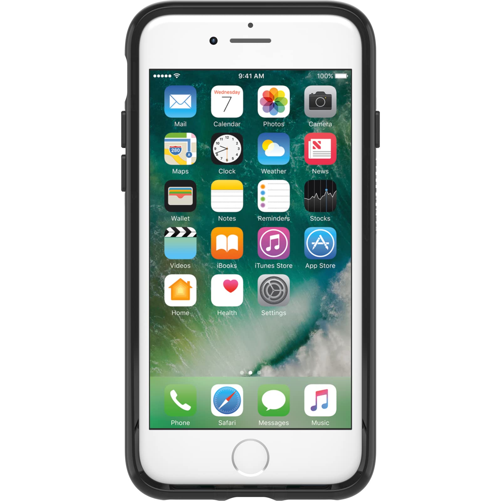 Otterbox Iphone Se 3Rd/2Nd Gen, Iphone 8/7 (Not Compatible With Plus Sized Models) Symmetry Series Case   Cow Print, Ultra Sleek