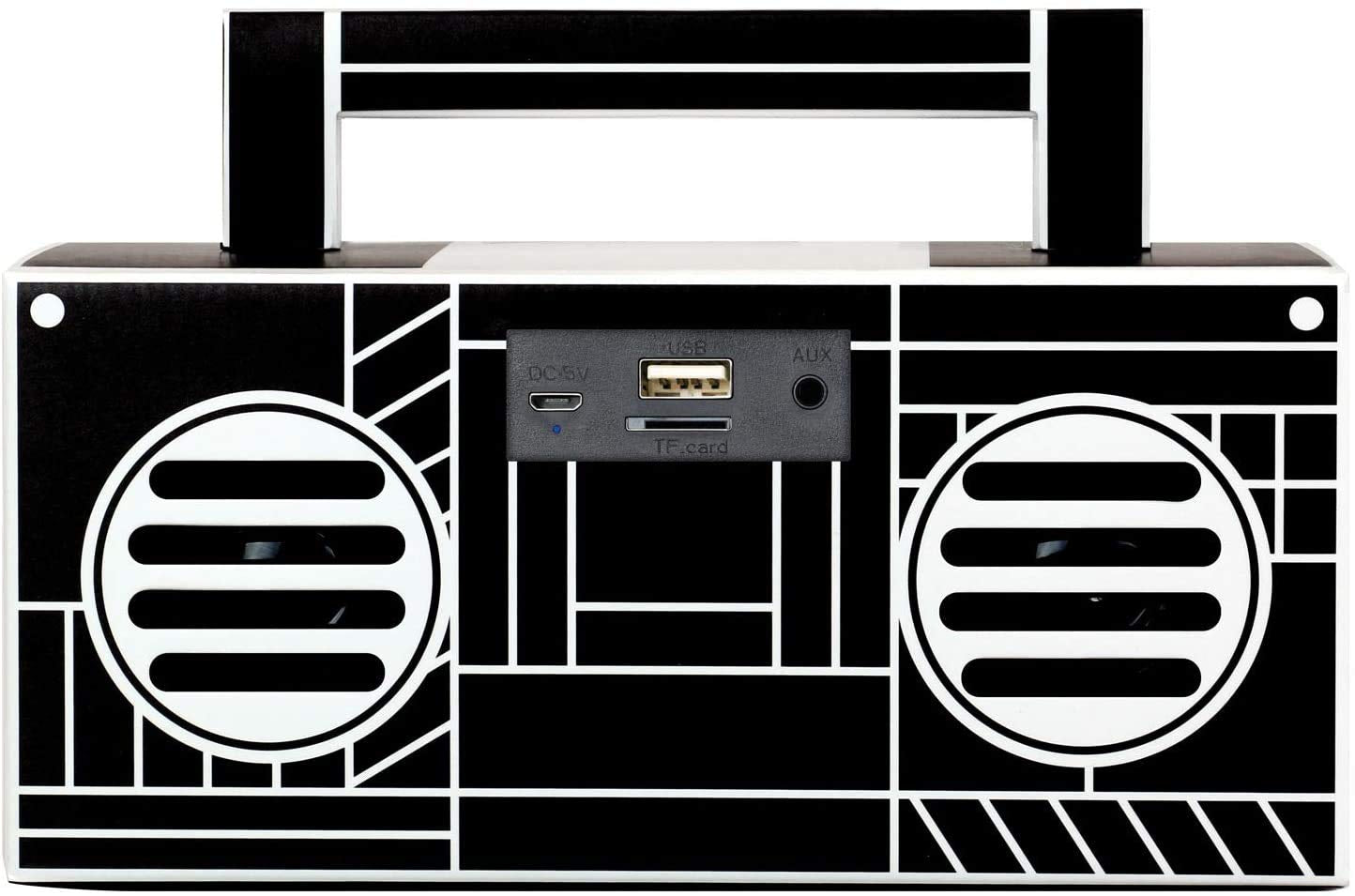 Qfx Bt 41 Boom Bluetooth Streaming Tws Ready Lightshow Speaker (Black)