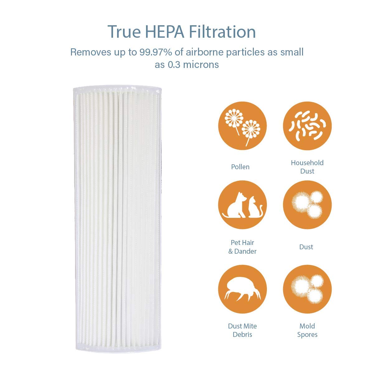 Filter Monster True Hepa Replacement Filter Compatible With Therapure Tpp220M Tpp220H Air Purifier, 2 Pack