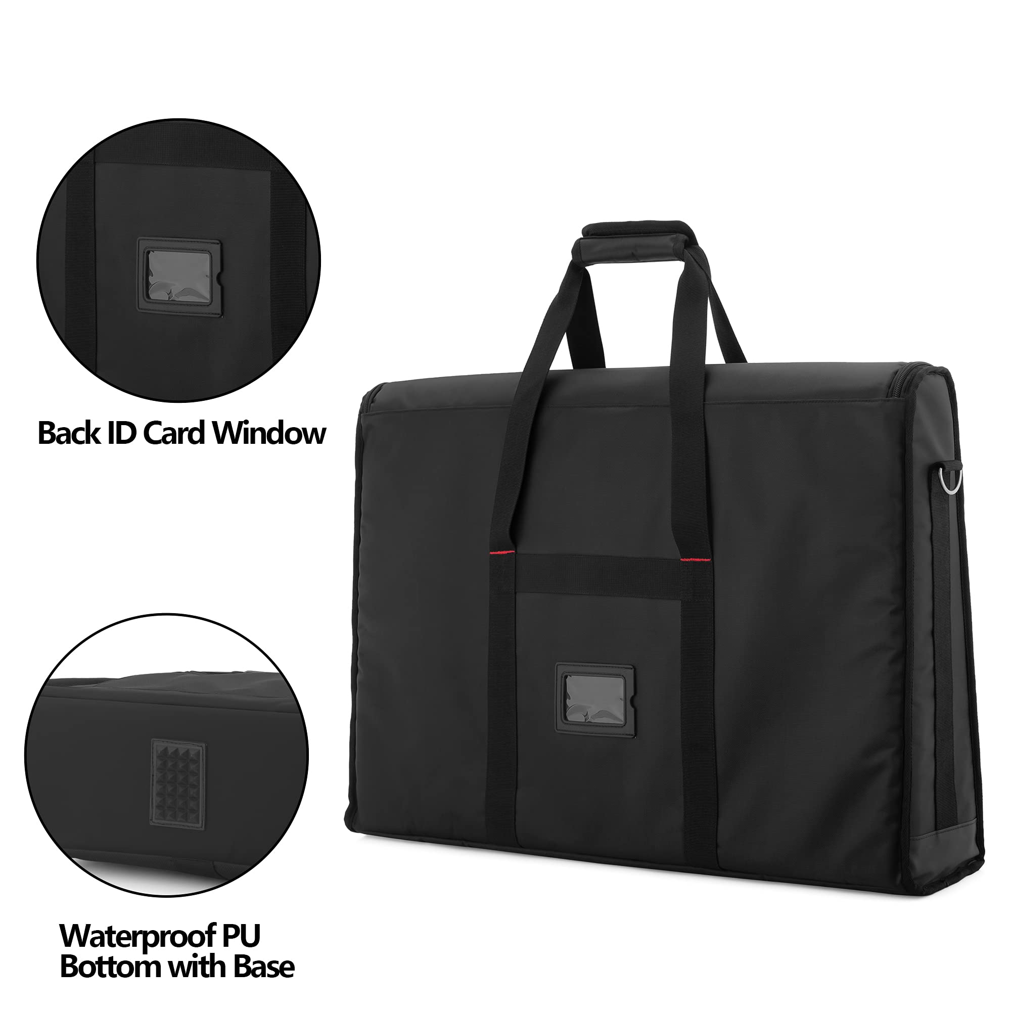 Trunab Monitor Carrying Case 24-27 Inch Padded Travel Bag Hold Up To 2 Lcd Screens/Tvs, Not Compatible With Imac, With Accessori