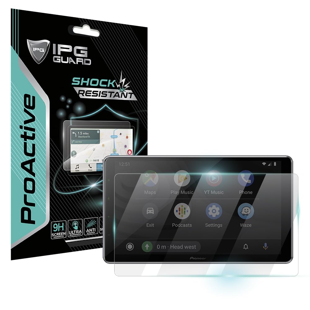 IPG ProActive Made for PIONEER DMH-WT8600NEX 10.1 Inch Display 9H Hardness Screen Protector Nano Ceramic Film Ultra Responsive H