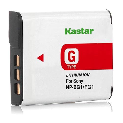 Kastar NP-BG1 Battery Pack for Sony NP-BG1, NP-FG1 Cameras - Rechargeable Type G Battery