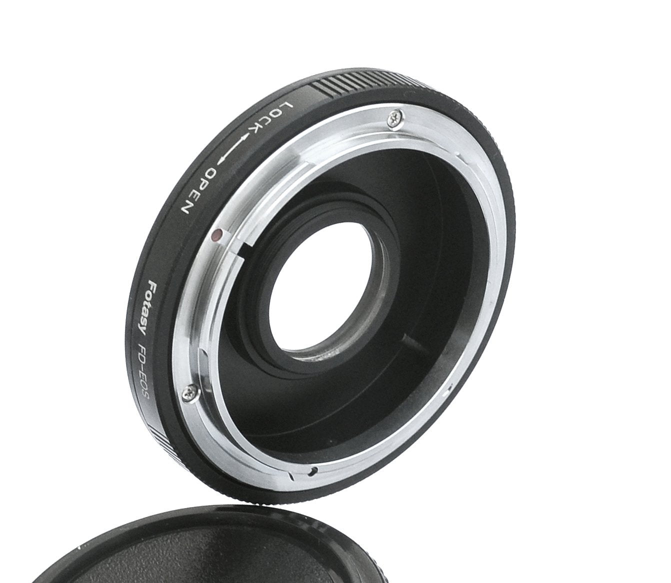 Fotasy Cannon Fd Lens To Eos Ef Adapter, Fd Ef Adapter, Fd Ef-S, Infinity Focus, Compatible With Canon Dslr 6D 5D Mark Iv Iii Ii