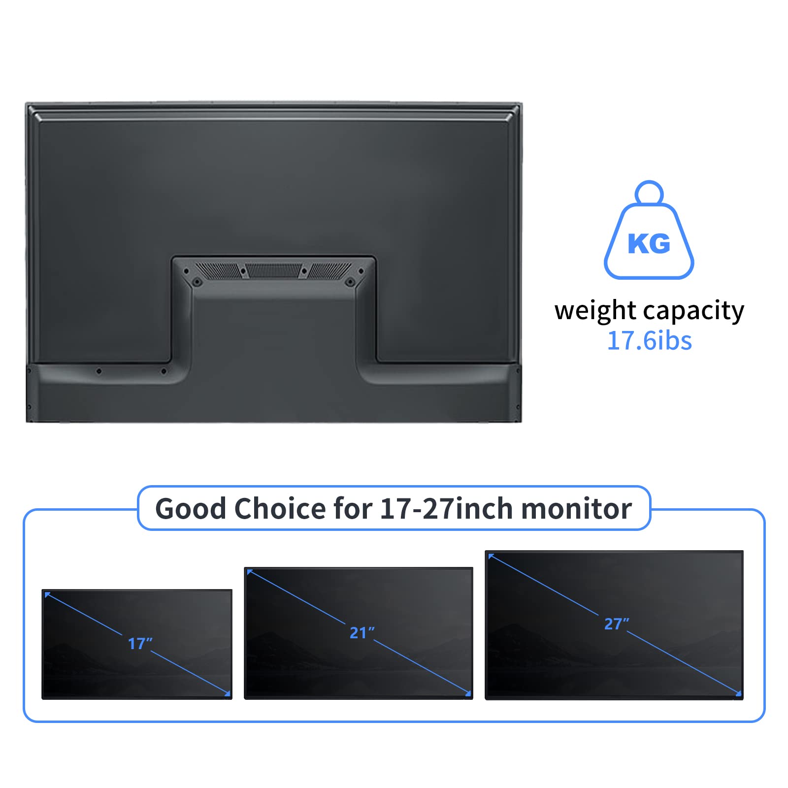 Pholiten Vesa Mount Bracket Adapter Monitor Arm Mounting Kit For Screen 13 To 27 Inch,75Mm Or 100Mm Vesa