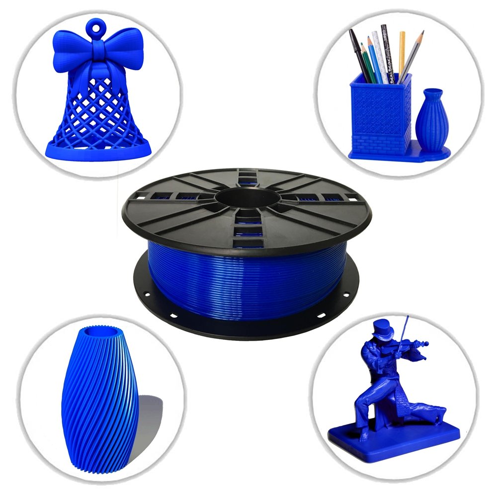 Novamaker Abs Filament 1.75Mm, Blue Abs 3D Printer Filament, 1Kg Spool(2.2Lbs), Dimensional Accuracy +/  0.03Mm, Fit Fdm 3D Prin