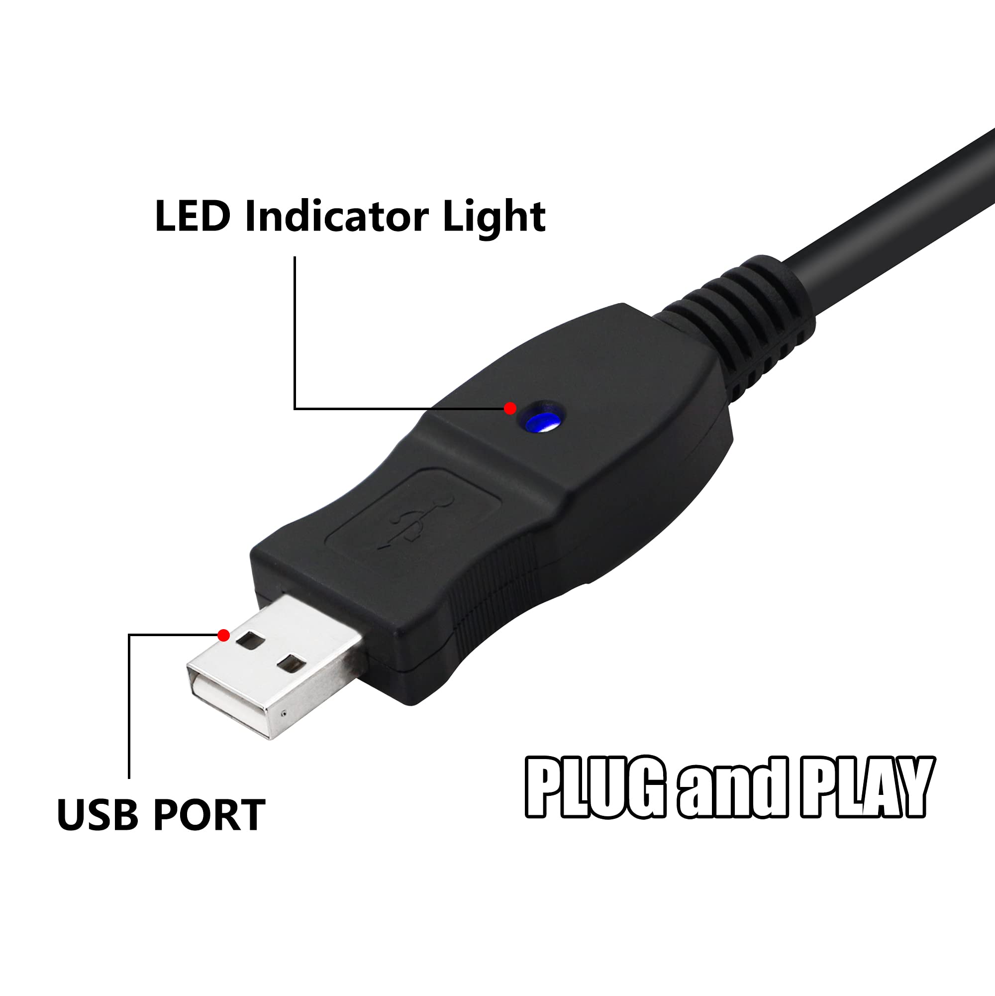 Yacsejao Usb Microphone Cable,3M/9.8Ft Usb To Xlr Female 3 Pin Cable,Usb Male To Xlr Female Microphone Link Converter Cable For