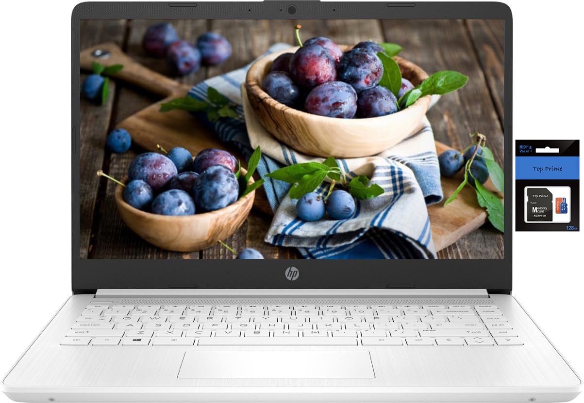 Hp 14'' Hd Stream Laptop Computer For Students And Business, Quad-Core Intel Celeron N Processor, 8Gb Ram, 192Gb Storage(64Gb Em