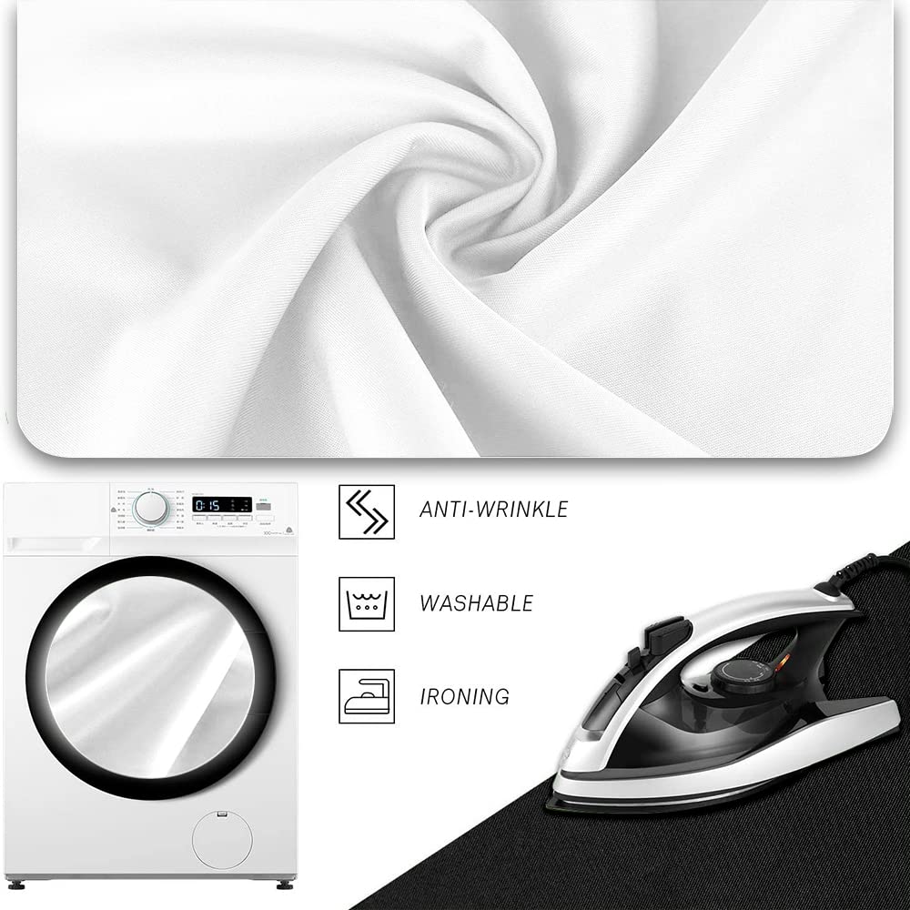 Lylycty Black White Photography Backdrop For Photoshoot, 2 In 1 Revisible Black Backdrop White Screen Background For Video Photo