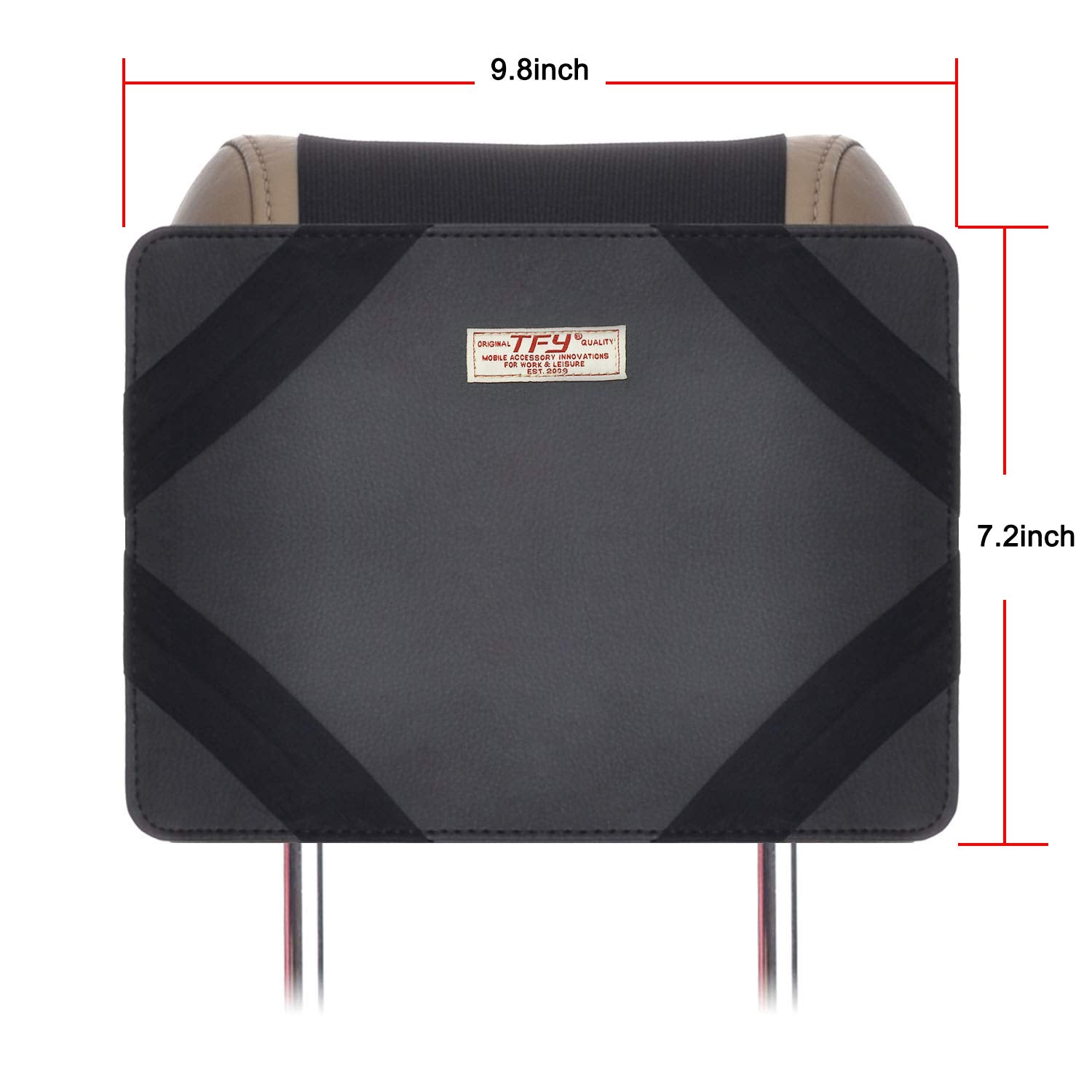 Tfy Car Headrest Mount For Portable Dvd Player, Also Fit Swivel & Flip Style Portable Dvd Players With 9 To 9.5 Inch Lcd Screens