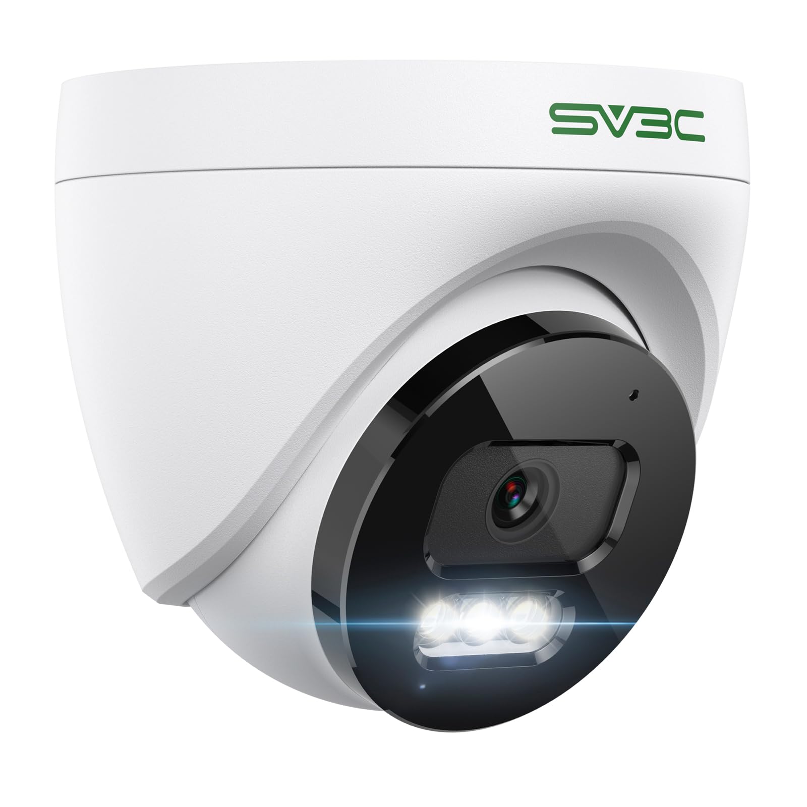 Sv3C 4K Poe Camera Outdoor, Ip Dome Wired Security Indoor Camera With Human/Vehicle Detection, 8Mp Hd Color Night Vision, Two Wa