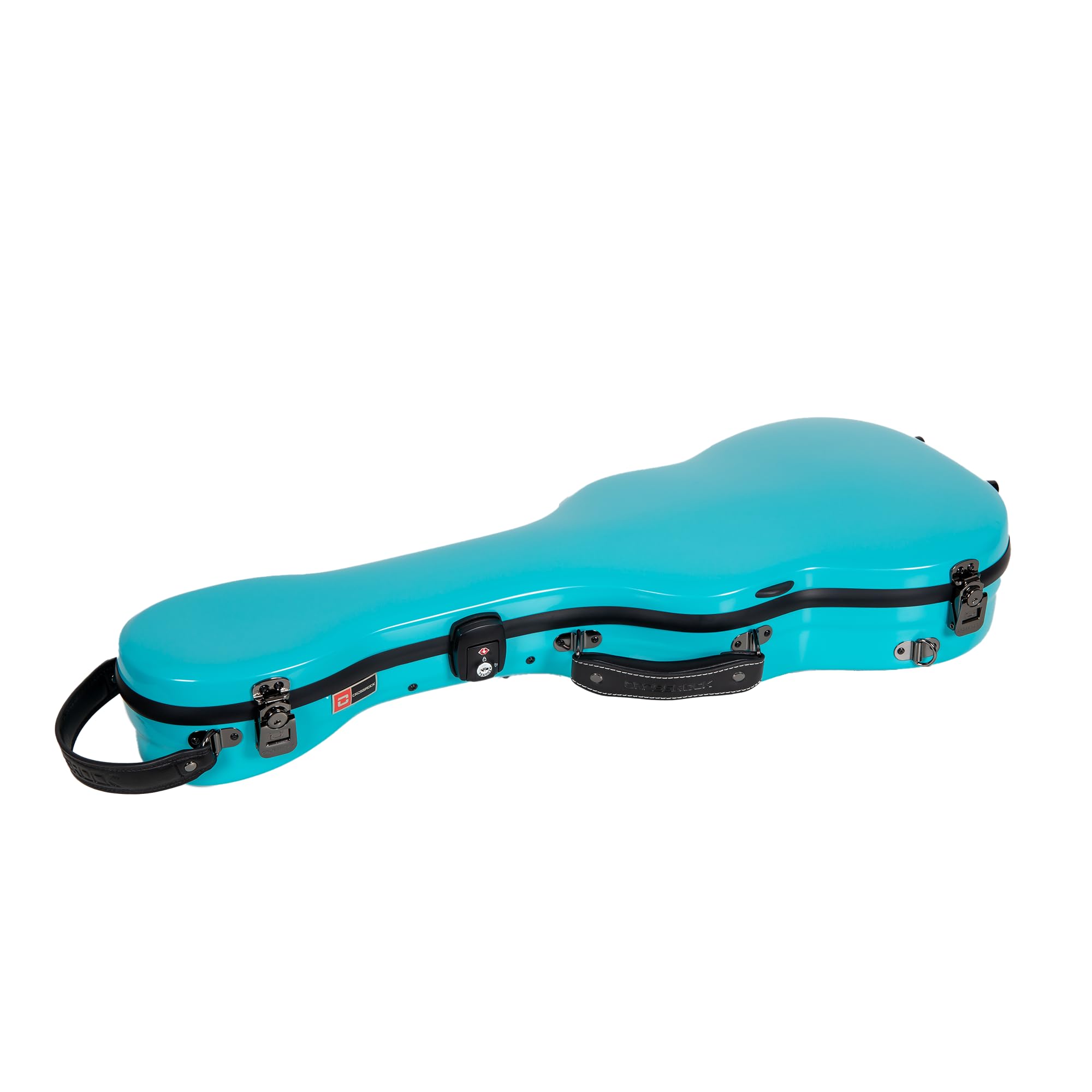 Crossrock Baritone Ukulele Case, Fits Up To 31 Inches | 100% Fiberglass Hardshell With Brand Latches, Tsa Lock, Accessory Compar