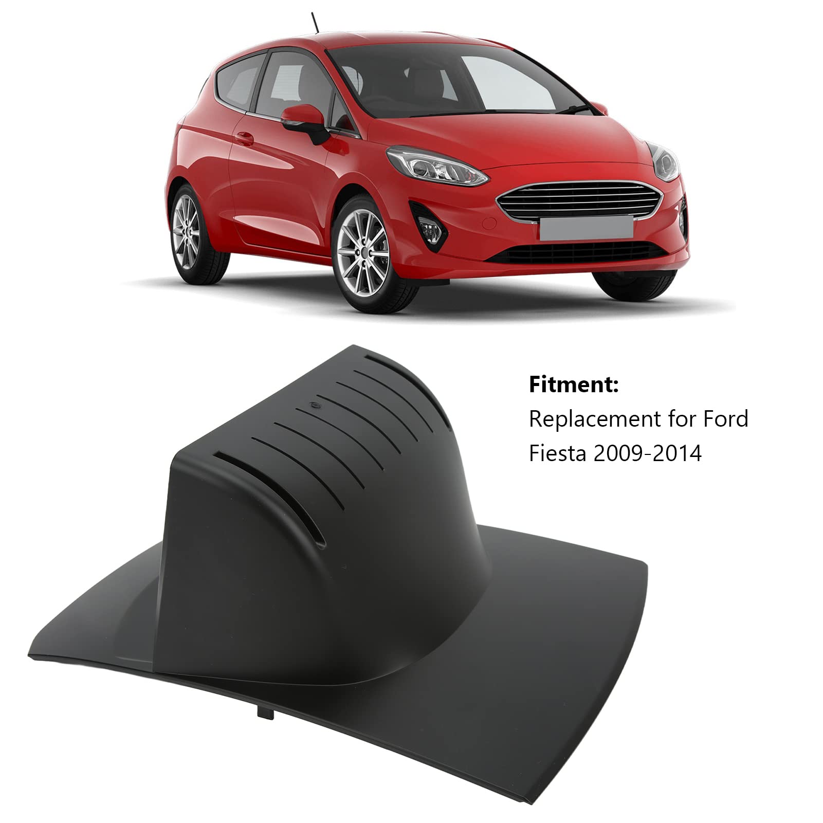 Dash Mount Trim Fit For Fiesta 2009 2014, 9In 2Din Dash Radio Stereo Fascia Navigation Frame Replacement