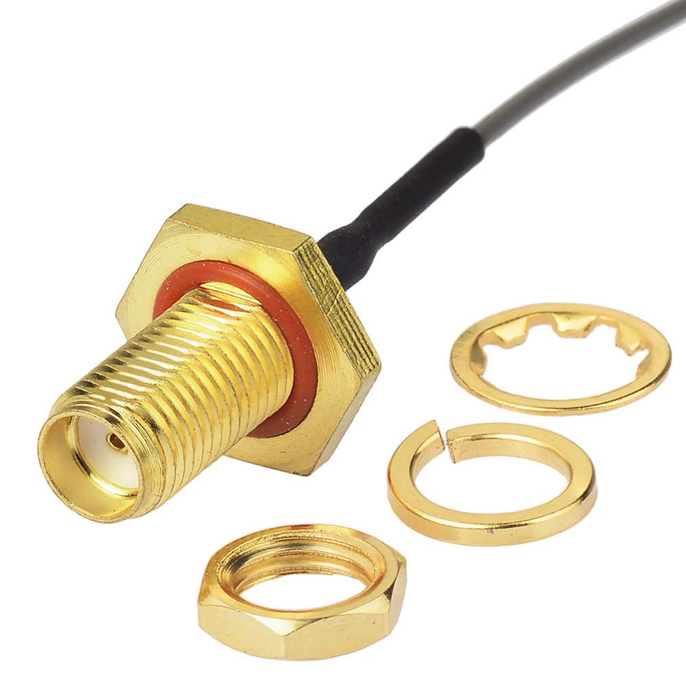 Superbat 3'' U.Fl/Ipex Cable Mini Pci To Sma Female Low Loss Coaxial Cable For Wireless Routers Mini Pcie Cards Network Extensio