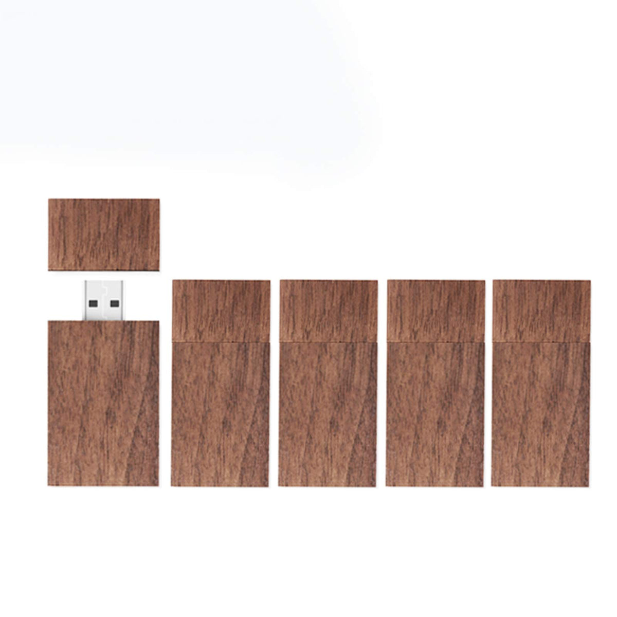 16Gb Wooden Flash Drives 5 Pack, Eastbull Usb Thumb Drives High Speed Walnut Memory Stick 2.0