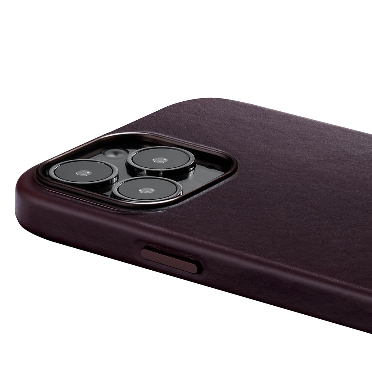 Docco Jette Designed For Iphone 14 Pro Max Leather Case Compatible With Magsafe, Genuine Crazy Horse Leather Case For Iphone 14