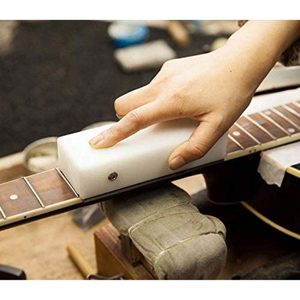 Tzong Fret Beveling File   Fret End Bevel Flush Files Angle Tool (36 And 90 Degrees)   Low Friction Fret Leveler 5.9'' X 1.5''