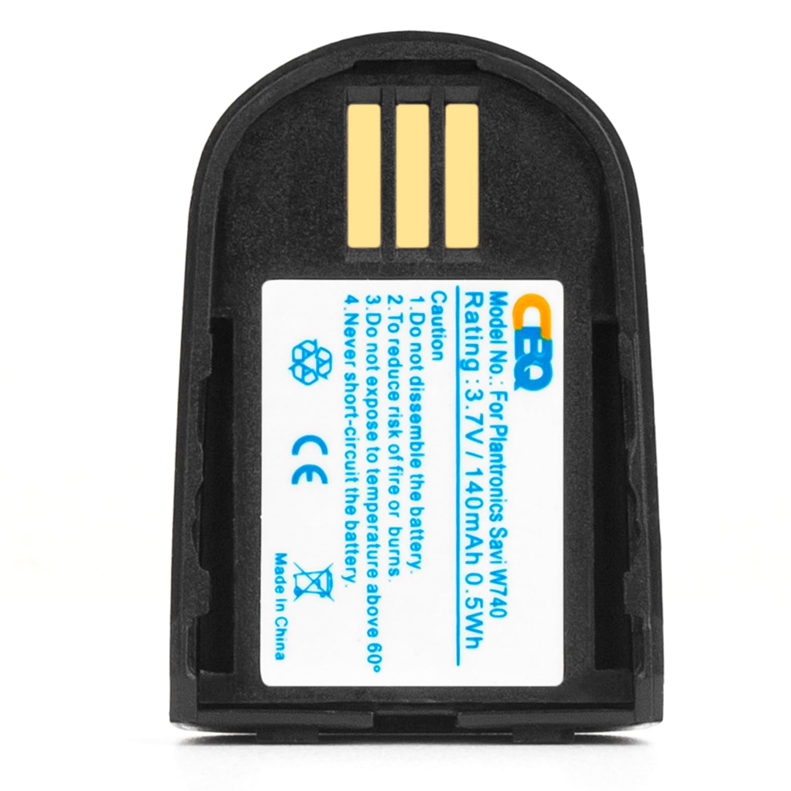 2Pcs 82742 01 204755 01 Replacement Battery For Plantronics Savi W740 W02 W745 W720 W440 W445 Wh500 Cs540Xd Wh500A W440 M W740 M