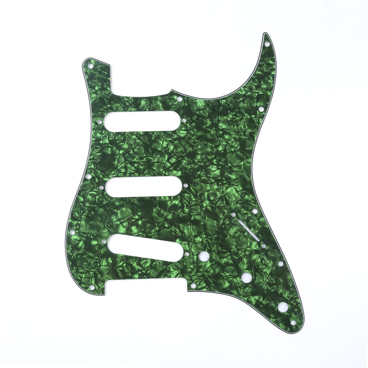 Musiclily Sss 11 Holes Strat Electric Guitar Pickguard For Fender Usmexico Made Standard Stratocaster Modern Style Guitar Parts,