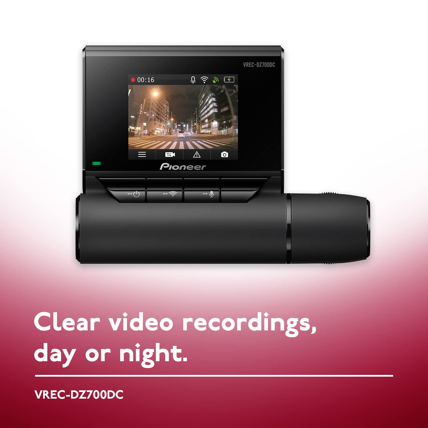 Pioneer 2 Channel Dual Recording Hd Dash Camera System